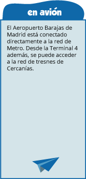 en avión